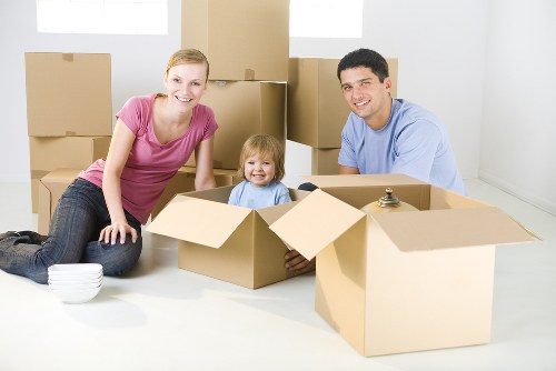 Local furniture removals team handling access challenges in West Kensington