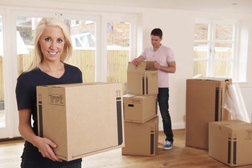 Office relocation service helping a company move into a new West Kensington workspace