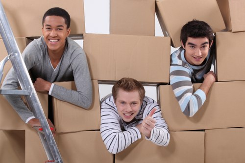Local moving truck service supporting a Westkensington property move