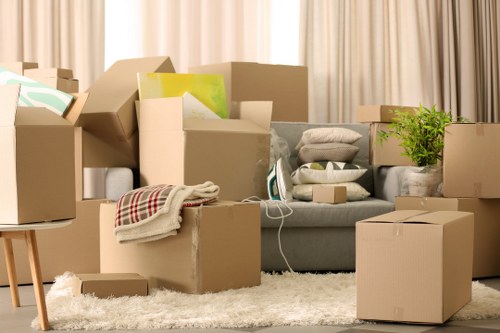 Secure transport of office equipment during relocation